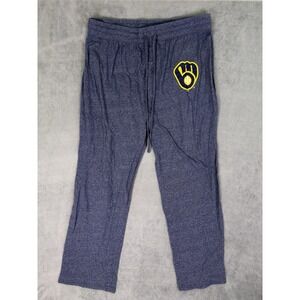 Concepts‎ Sports Pants Mens XL Blue Milwaukee Brewer Loungewear Sleep Drawstring